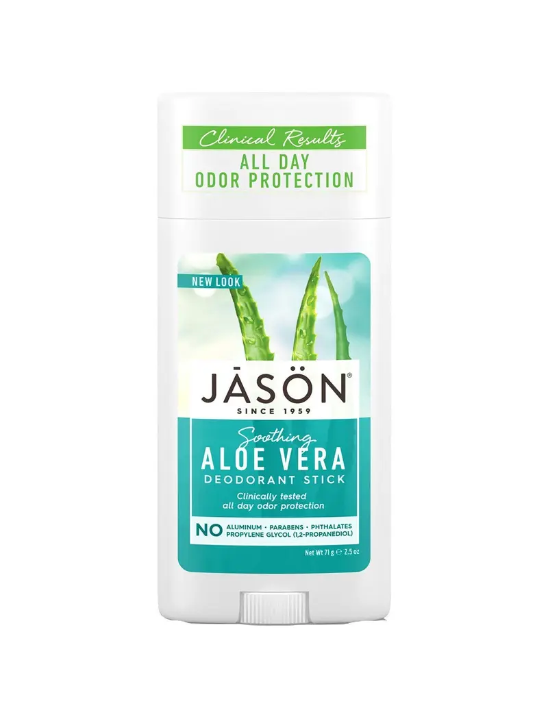 Jason Déodorant Stick Aloe Vera – Lot de 3, 2,5 onces
