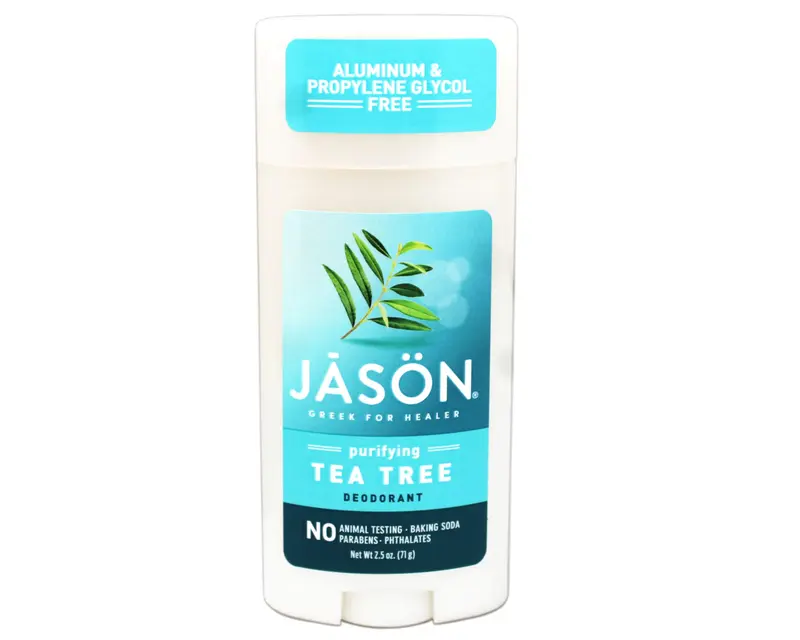 Jason Déodorant-stick Purifiant à l’Huile d’Arbre à Thé – 2,5 oz / 70 g | Sans aluminium chlorohydrate et sans parabènes