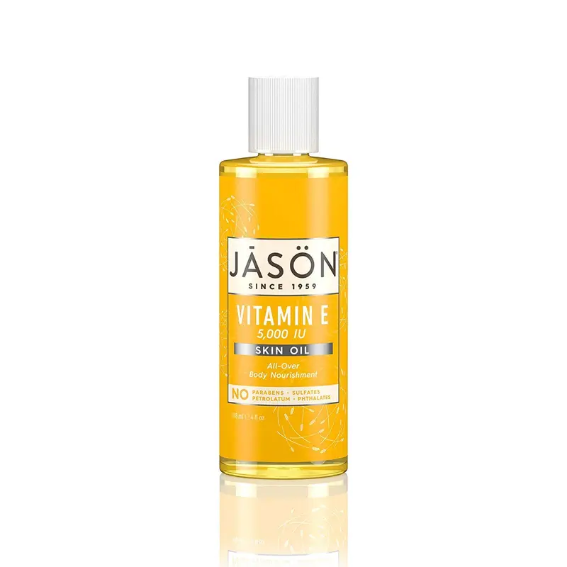 JASON Huile Nourrissante pour le Corps — Vitamine E 5000 UI, Pack de 3 Bouteilles (Emballage Variable)