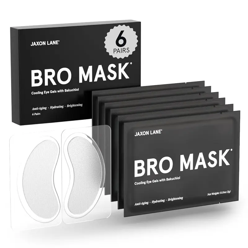 JAXON LANE BRO MASK Patchs hydrogel pour les yeux – Hommes – Anti‑âge et anti‑poches