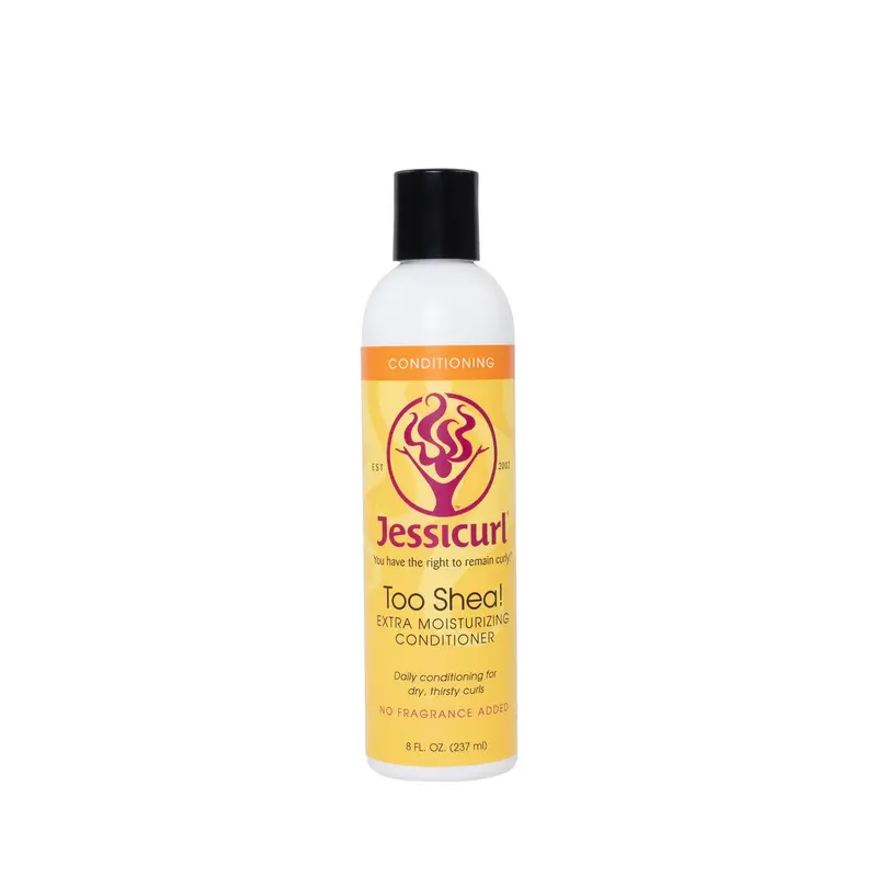 Jessicurl Too Shea ! Après-shampooing ultra hydratant pour cheveux bouclés — Sans parfum, 236 ml