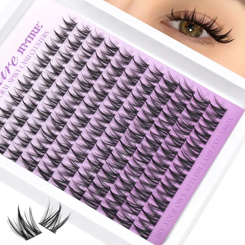 JIMIRE Manga Lash Clusters – Extensions de cils en grappes manga 10-14 mm