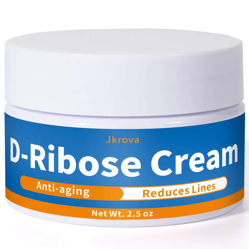 Jkrova Ribose Cream – Crème à la D-Ribose pour la peau (75 ml) – Hydratation, raffermissement et réduction potentielle des rides