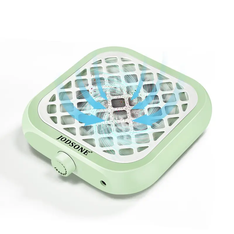 JODSONE Mini Collecteur de Poussière pour Manucure – 6000 Tours/Min, Silencieux, Portable avec 30 Filtres
