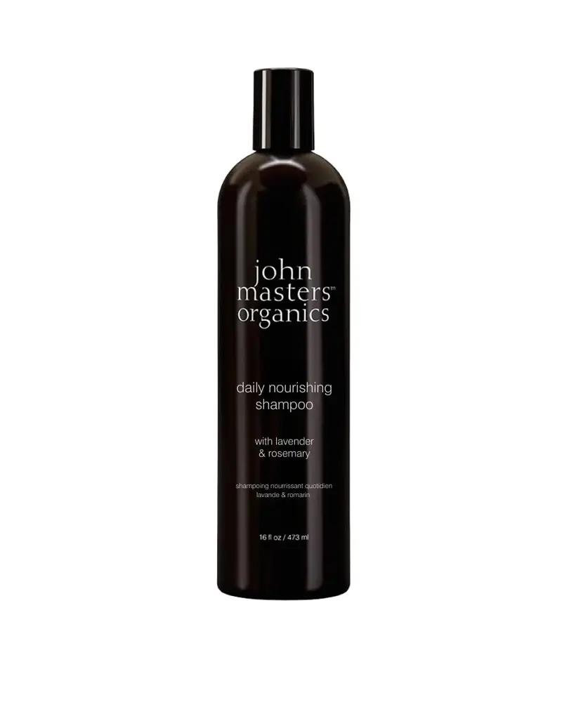 john masters organics | shampoing nourrissant quotidien lavande et romarin | USDA Biologique | purifie le cuir chevelu | sans sulfates | soins capillaires propres 16 oz