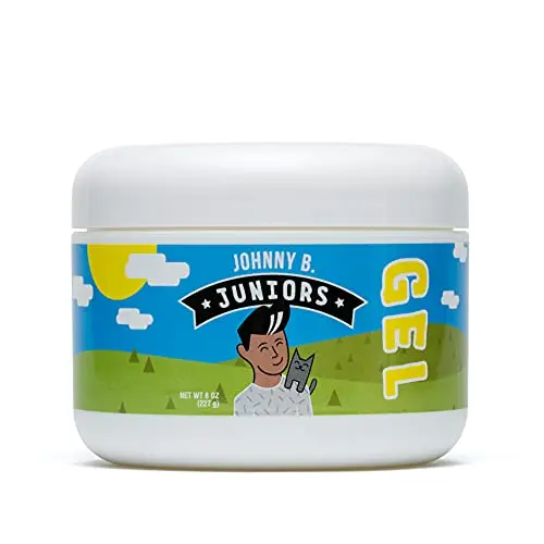 JOHNNY B. Juniors Gel Cheveux Enfants – Maintien Moyen, Sans Peluches, 8 oz