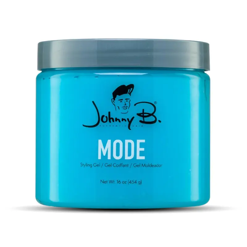 JOHNNY B. Mode Gel Coiffant Professionnel — Tenue Moyenne & Brillance (473 ml)