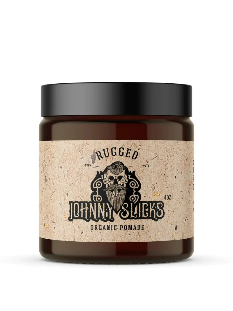 Johnny Slicks Pommade à Base d’Huile – Soin Capillaire pour Hommes, Maintien Faible à Moyen, Hydratation et Croissance Potentielle, Fabriqué aux États‑Unis, Entreprise détenue par des vétérans