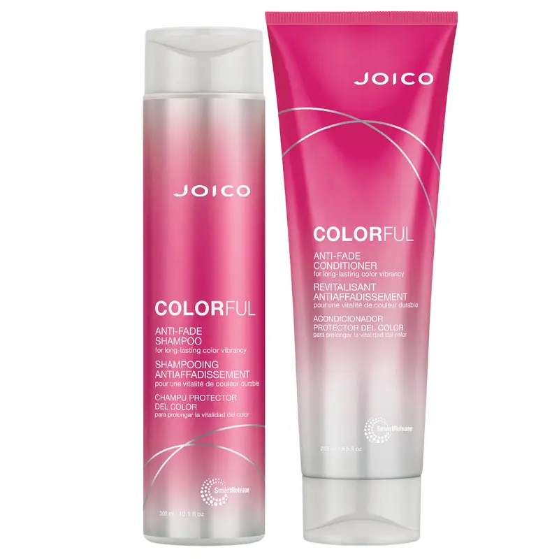 Joico Colorful Anti-Fade Shampoo et Après-Shampooing — Couleur durable pour cheveux colorés