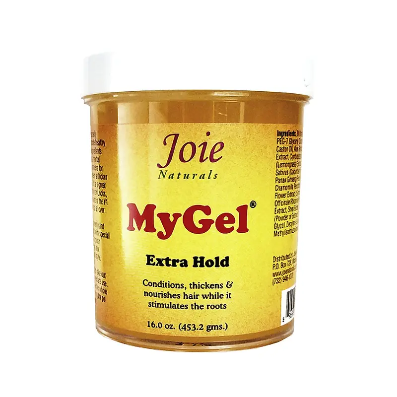 Joie Naturals MyGel Tenue Renforcée – Gel coiffant pour hommes et femmes, cheveux bouclés (473 ml)