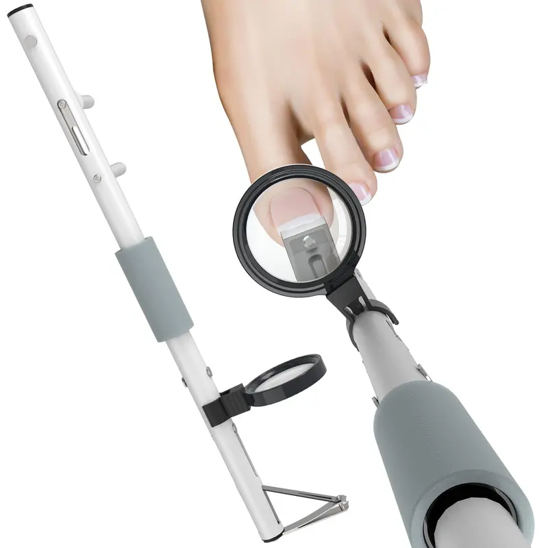 JoNeighbors Coupe-ongles à longue portée avec magnificateur — Sans pli, ouverture large (16,5 pouces)