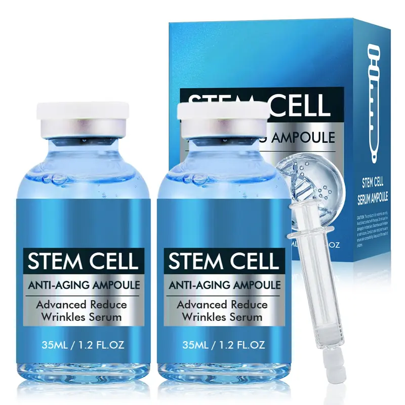 Josera Sérum à Cellules Souches pour le Visage – Anti-Âge et Hydratant, 2 Ampoules