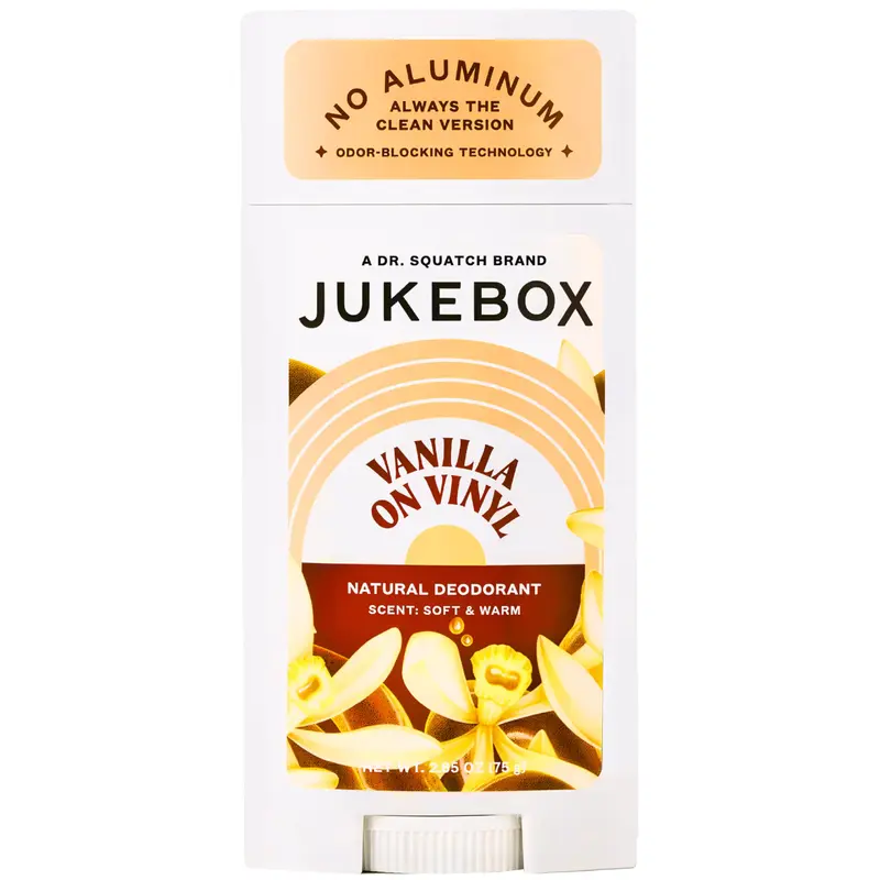 JUKEBOX Déodorant Naturel pour Femmes – Vanille sur Vinyle, Sans Aluminium