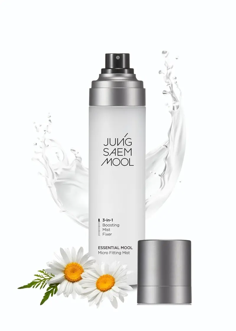 JUNG SAEM MOOL Essential Mool Micro Fitting Face Mist – Brume fixante hydratante à l’eau thermale