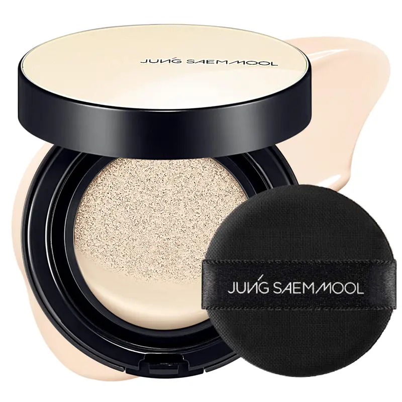JUNG SAEM MOOL Essential Skin Nuder Cushion 10N Crème – Fond de teint cushion léger, fini naturel lumineux