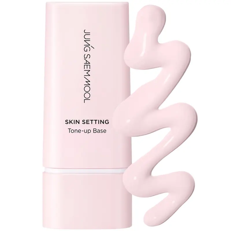 JUNG SAEM MOOL Skin Setting Tone Up Base – Base rosée hydratante, éclat durable