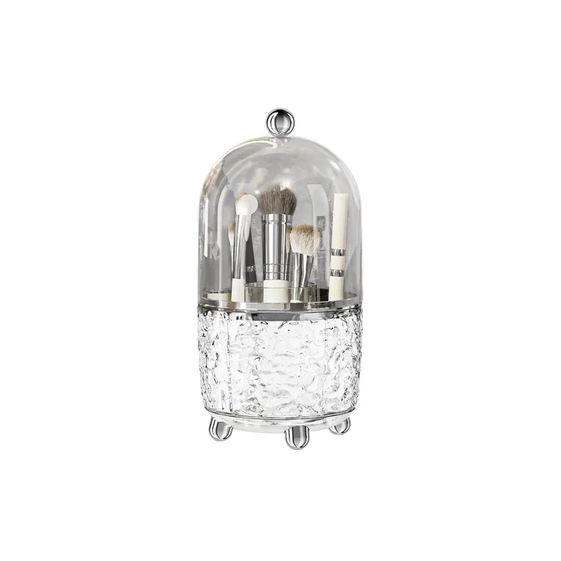 JUPITER WARRIOR - Porte-pinceaux 360° avec Couvercle | Organisateur Cosmétique