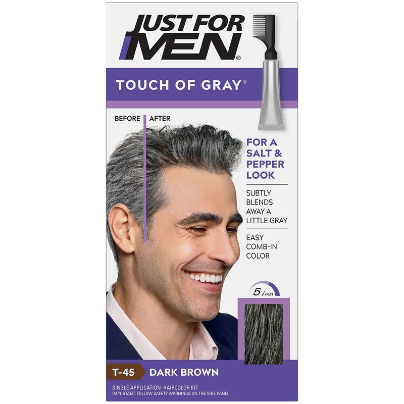 Just My Style Traitement Gris T-45 Brun Foncé, Lot de 2