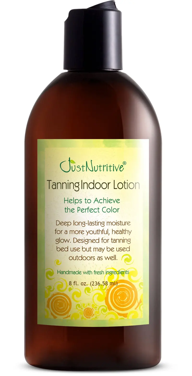 Just Nutritive Lotion de bronzage intérieur | Hydratation naturelle pour accélérer, prolonger et maintenir votre bronzage | Aloe, Café, Papaye et Vitamine E | Formule non bronzante | 8 fl oz (236 ml)