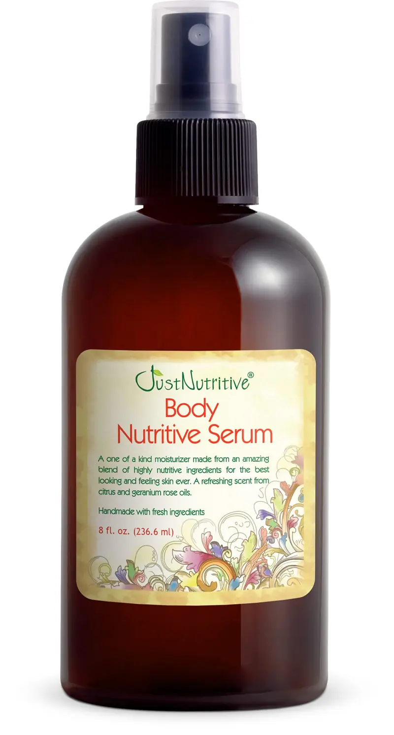 Just Nutritive Sérum Nutritif pour le Corps – Hydratation et Bronzer Extérieur | Teint Soleil 8 oz (237 ml)