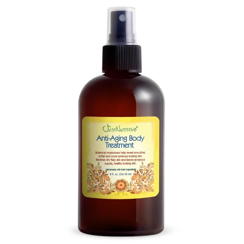 Just Nutritive Soin Anti‑Âge pour le Corps | Hydratant Corporel Anti‑Âge | Huiles pour le Corps | 8 oz