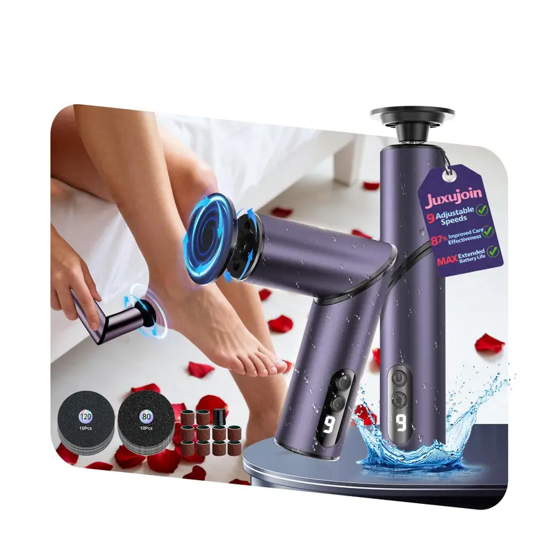 Juxujoin – Ponce-pieds Électrique Pro 5-en-1, Portable et Rechargeable