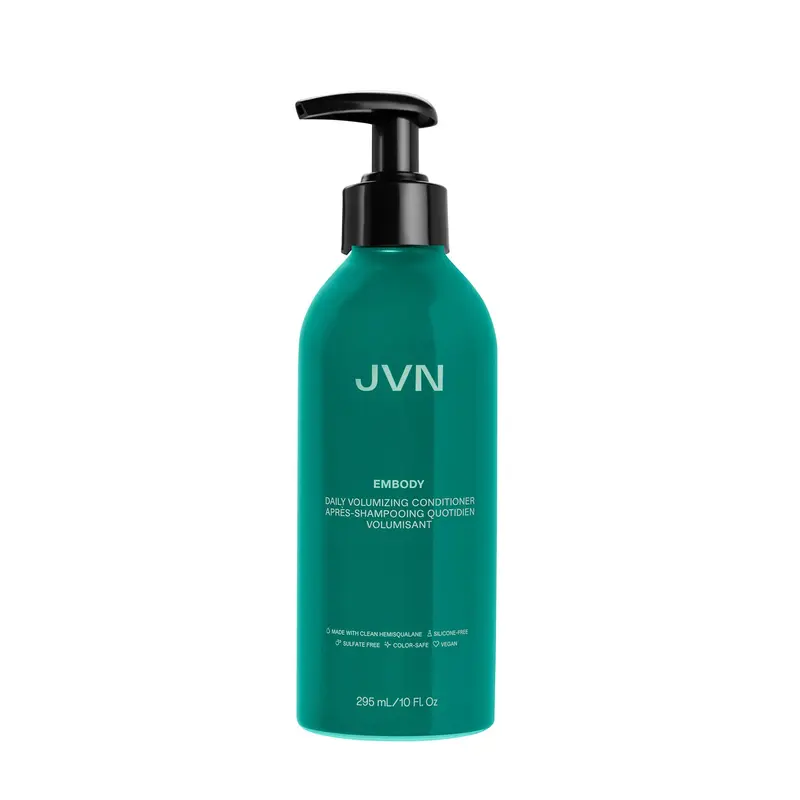 JVN Embody Conditionneur Volumisant, 296 ml – Cheveux Fins, Sans Silicone ni Parabènes