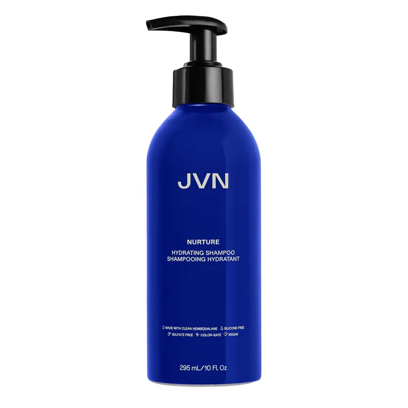 JVN Nurture Shampooing Hydratant – Démêlage, Hydratation et Douceur, Sans Silicone ni Sulfates