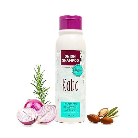 Kaba Shampoing à l'oignon rouge – croissance capillaire, sans sulfate, 500 ml