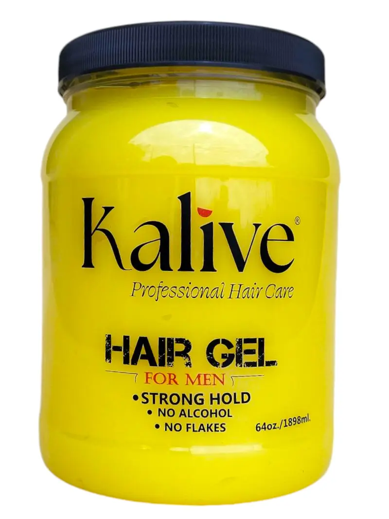 KALIVE 2 STYLE Gel Coiffant Homme 1,9 L – Tenue Forte et Brillance Légère sans Alcool ni Parabènes