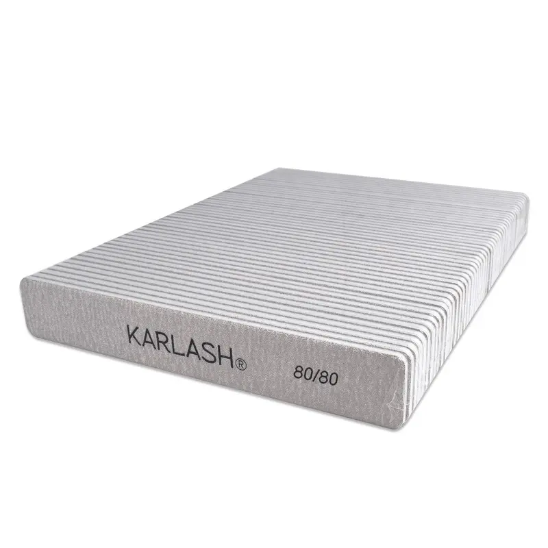 Karlash Lime à ongles Double Face Jumbo zèbre 80/80 – Lot de 50