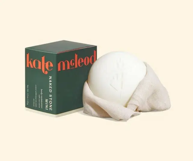 Kate McLeod Naked Stone – Hydratant Solide Corporel MINI | Format voyage