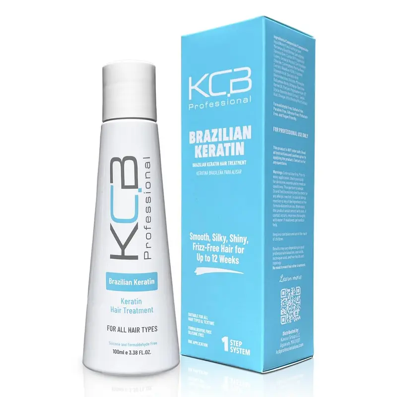 KCB PROFESSIONAL – Kératine Brésilienne en 1 Étape, Traitement Capillaire à Domicile, Sans Formaldéhyde, 100 ml