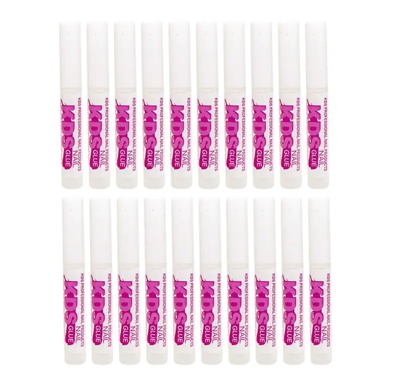 KDS Colle Ongles – Pack de 20, Colle professionnelle pour Faux Ongles et Design Ongulaire