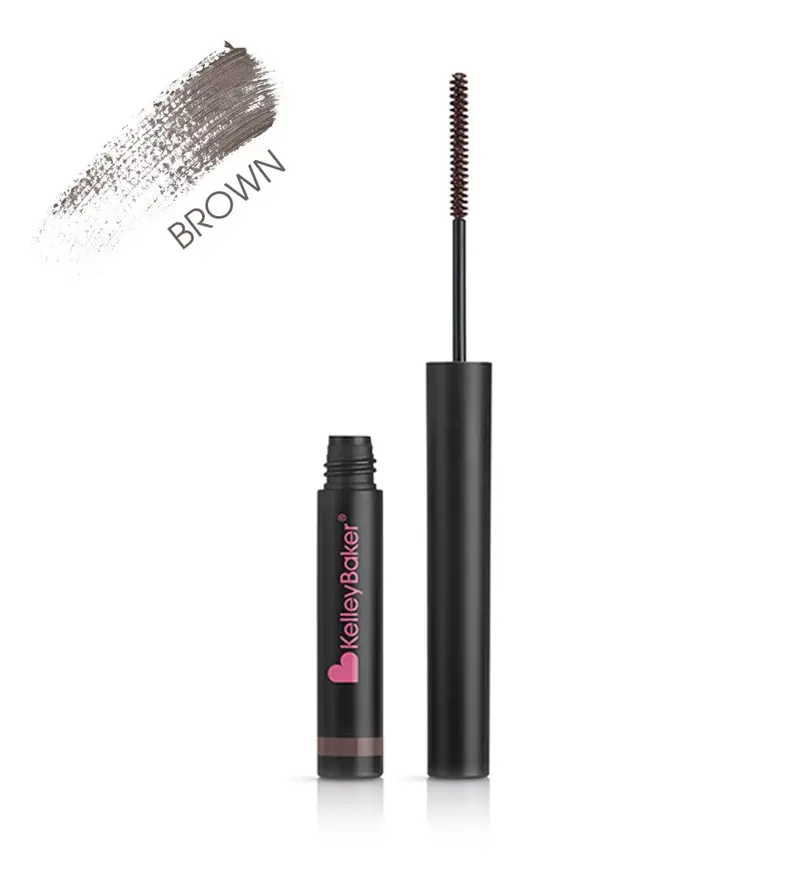 Kelley Baker Gel Teinté Sourcils Brun – Fin et Naturel, Tenue Longue