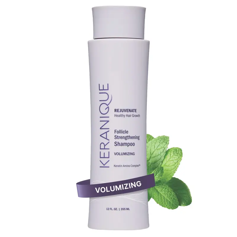 Keranique Shampoing Volumisant au Keratine et Biotine – Cheveux Plus Épais, 12 oz