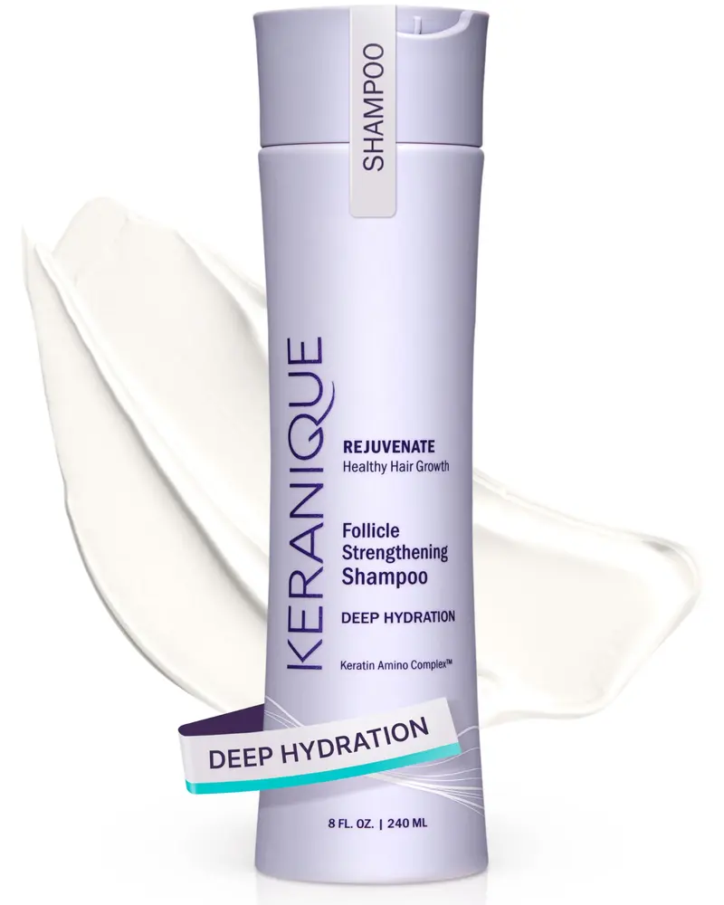Keranique Shampooing Hydratation Profonde – Stimule le Cuir Chevelu et Cheveux Fins