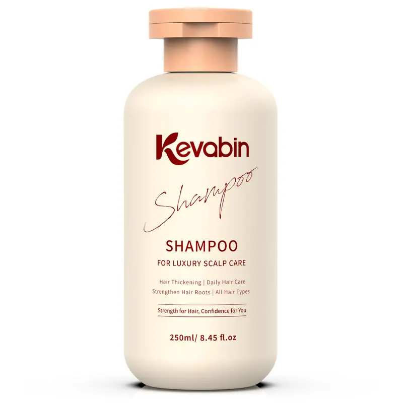 Kevabin Shampoing Croissance Cheveux – Épaississant et Fortifiant Racines | Biotine, Gingembre, Caféine, Romarin, Ginseng