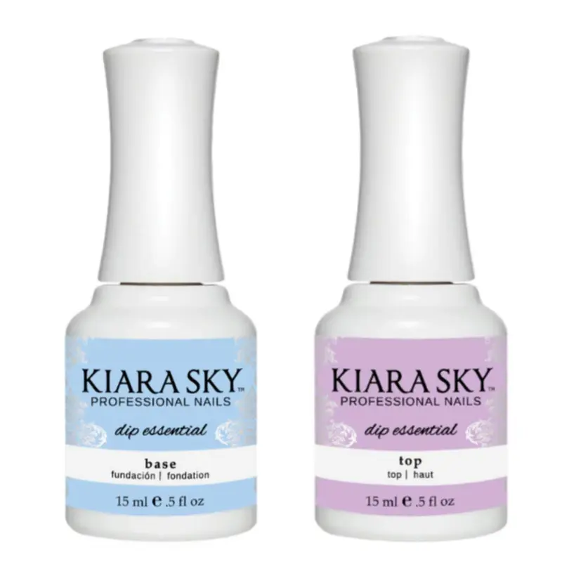 KIARA SKY Manucure en Dip – Couche de base n°2 et Couche de finition n°4, 0,5 fl oz