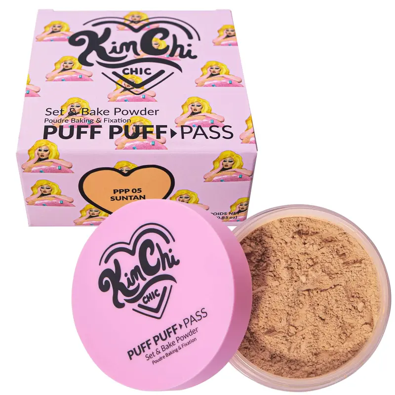 Kimchi Chic Puff Puff Pass Set et Bake – Poudre Libre Matte Teinte Suntan 05