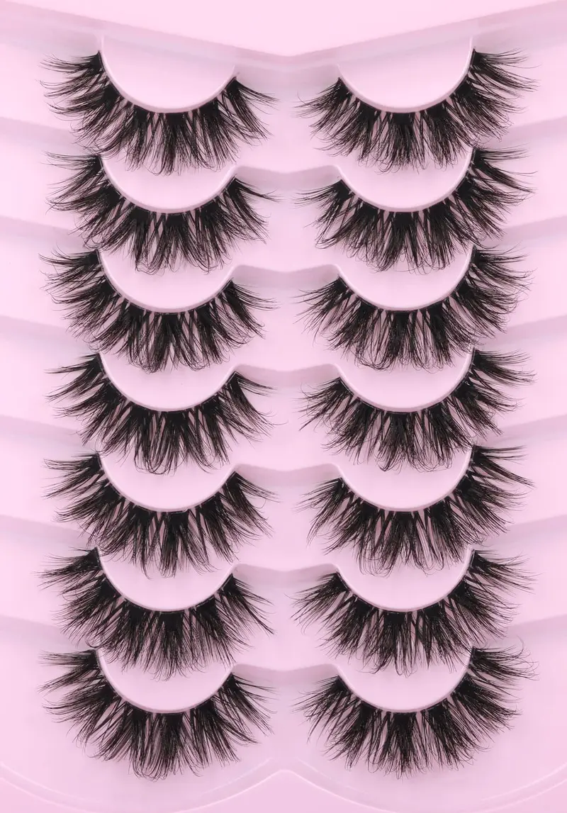 Kiromiro Cils Faux Mink 18mm – Bande Transparente, Regard Dramatique et Effet Plume