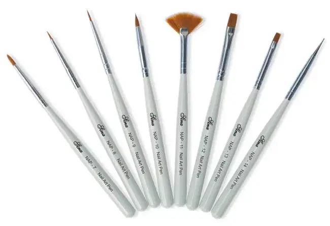 Kit 8 Pinceau Prof Nail-Art - IB