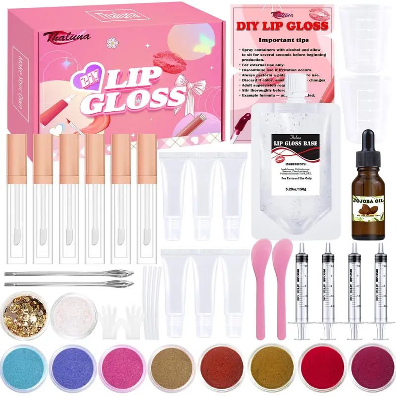 Kit Thaluna de gloss à lèvres – Créez vos gloss personnalisés