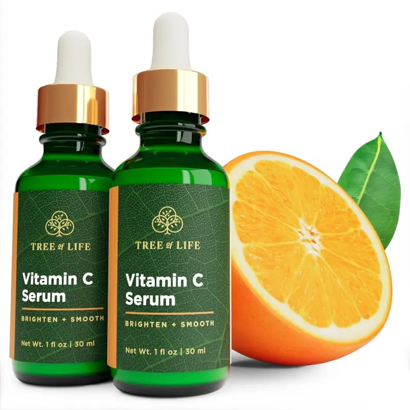 Kit vitamine C Tree of Life Beauty — Huile visage et sérums pour peau sèche et sensible — 2 x 30 ml