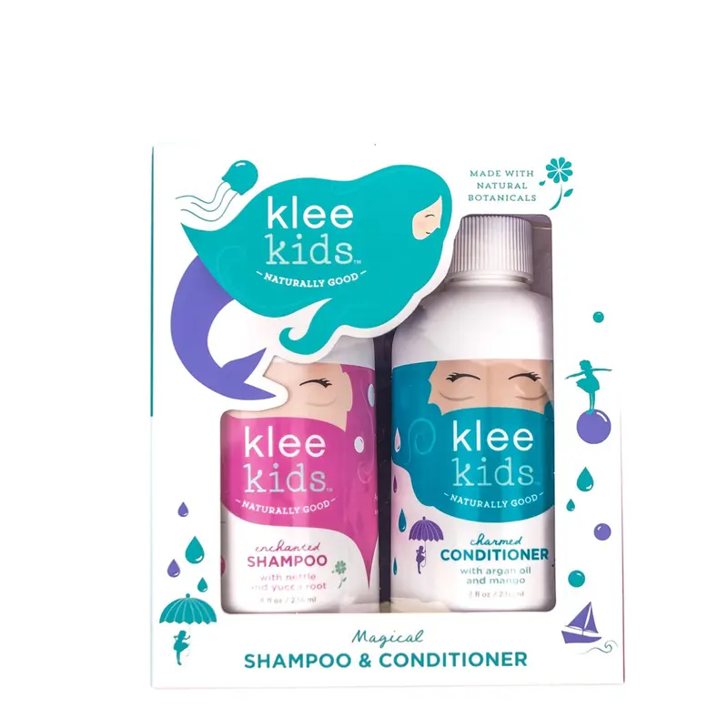 Klee Naturals Luna Star Kids – Ensemble Shampoing Enchanté et Après-shampoing Charmé