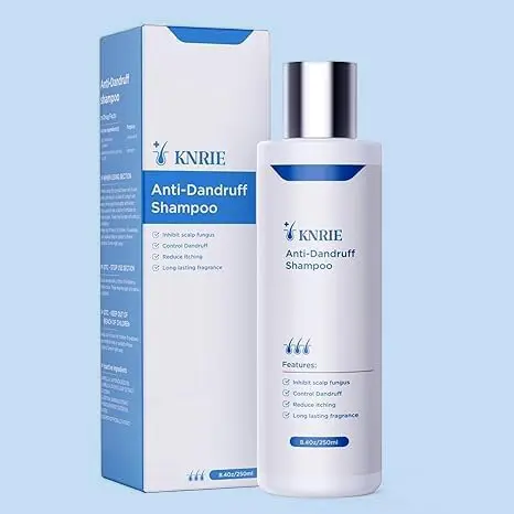 KNRIE Shampoing anti-pelliculaire – contrôle pellicules et démangeaisons, parfum durable – 250 ml (Océan)