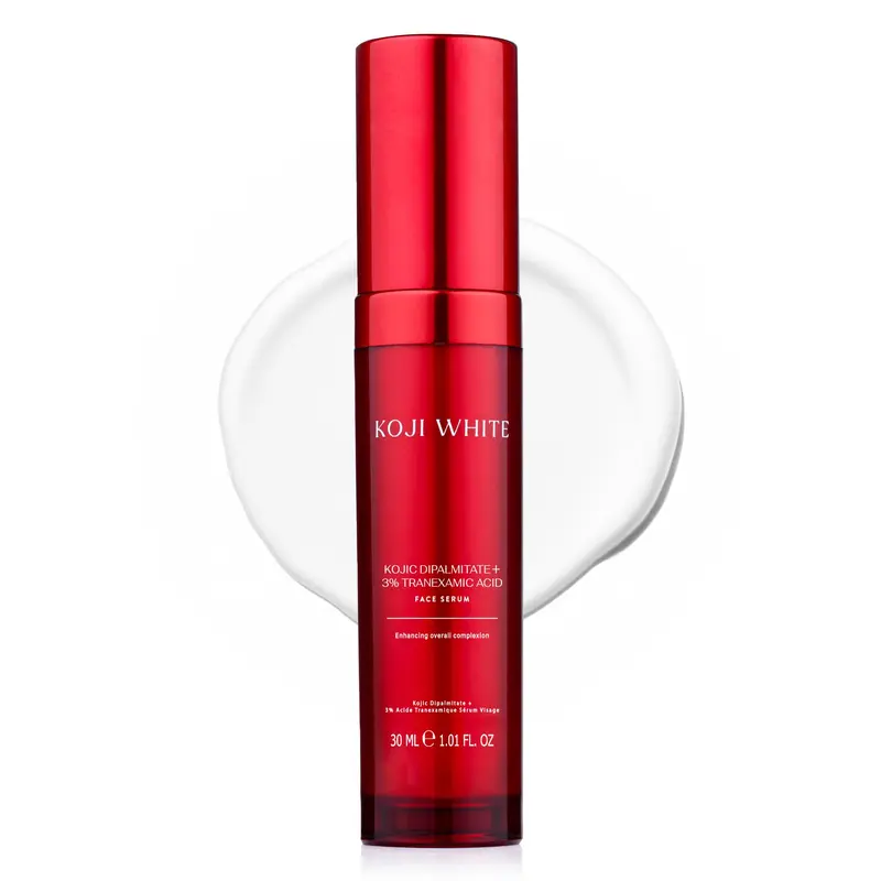 Koji White Sérum 2% Acide Kojique Dipalmitate + 3% Acide Tranxéamique + 5% Niacinamide — Hydratant Doux Sans Parfum