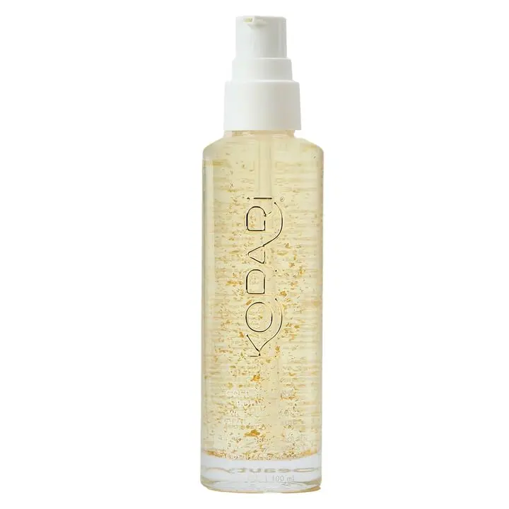 Kopari Huile Corporelle Aura Dorée 24k et Acide Hyaluronique – Hydratation et Éclat, 3,3 oz