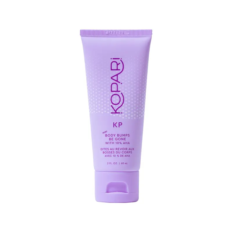 Kopari KP Corporel — Gommage Exfoliant 10% AHA pour lisser la peau et réduire les bosses | 2 oz