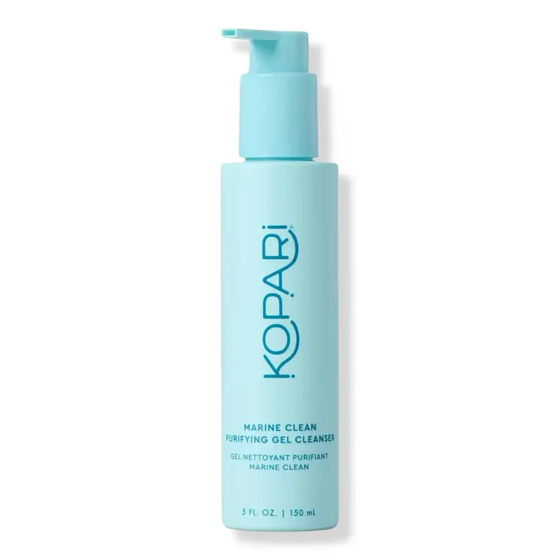 Kopari Marine Clean Purifiant Gel Nettoyant – Gel qui se transforme en mousse, Acides aminés & Vitamine B5 (5 oz) | Nouveau Look, Même Formule